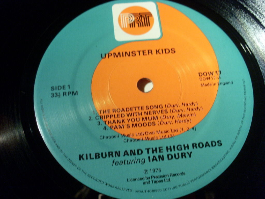 10" LP KILBURN(=IAN DURY) & THE HIGH ROADSUpminster KidsPRT DOW 17