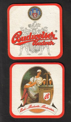 Bierdeckel - Coaster , Tschechien , Budweiser , Budvar #1350# 