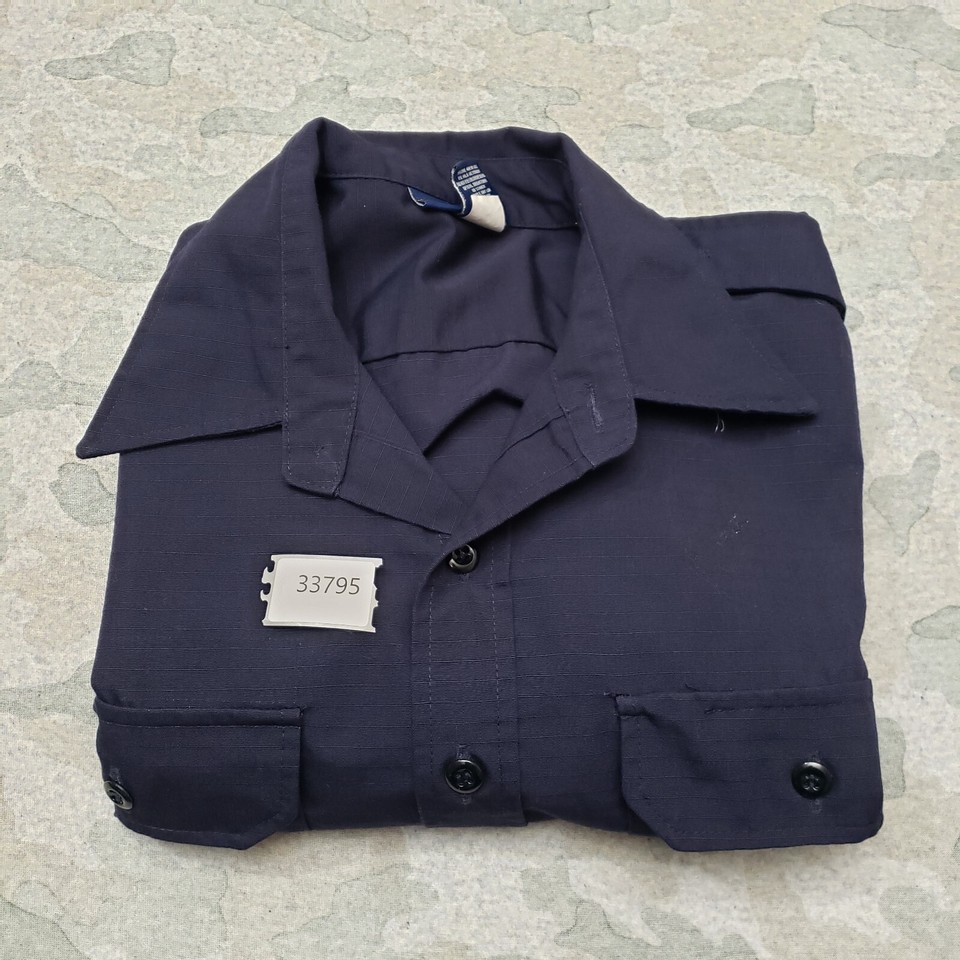 Propper Shirt Men's Medium Blue Pockets Short Sleeve Button-Up Security ...