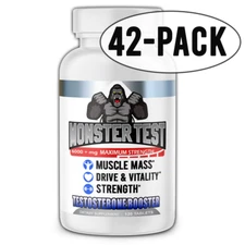 Angry Supplements Monster Test 120CT Tablets, 42 Pack/Bottles Special