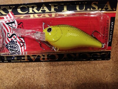 Lucky Craft Bass Crankbait Classic Leader 55SSR – 2 1/8” 3/8oz Chartreuse Shad, Superficiale E Positivo Per Pesca Al Bass