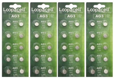40 Pk AG3 LR41 392 392A SR736 LR736 Alkaline Button Cell Battery