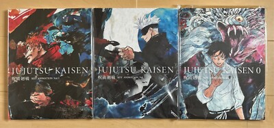 呪術廻戦 原画集 KEY ANIMATION vol.0 vol.1 vol.2 Jujutsu Kaisen Key Animation Limited Art Book Vol.0 & 1 & 2 SET