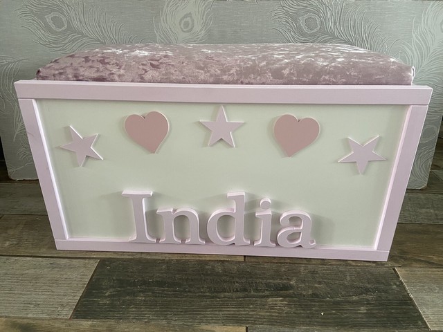 personalised wooden toy box