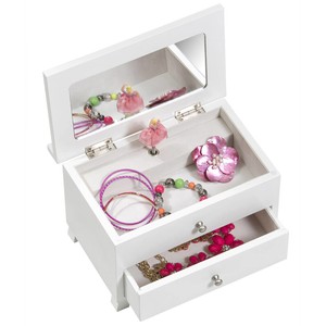 Mele Designs Leone Girl's Wooden Musical Ballerina Jewelry ...