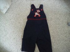 Vintage Boy's Healthtex Denim Overall Outfit Size 3 months