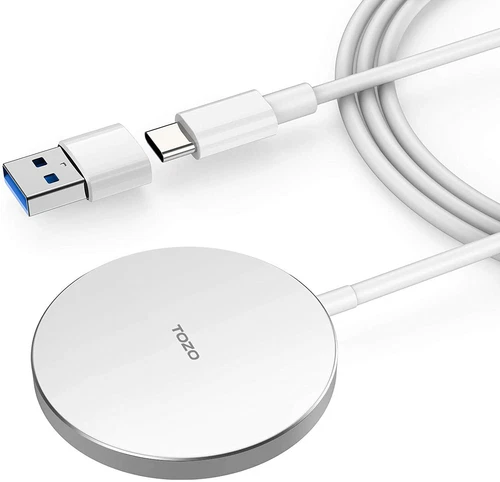 TOZO W6 Magnetic Wireless Charger 15W Fast Charging w/Cable Universal Compatible
