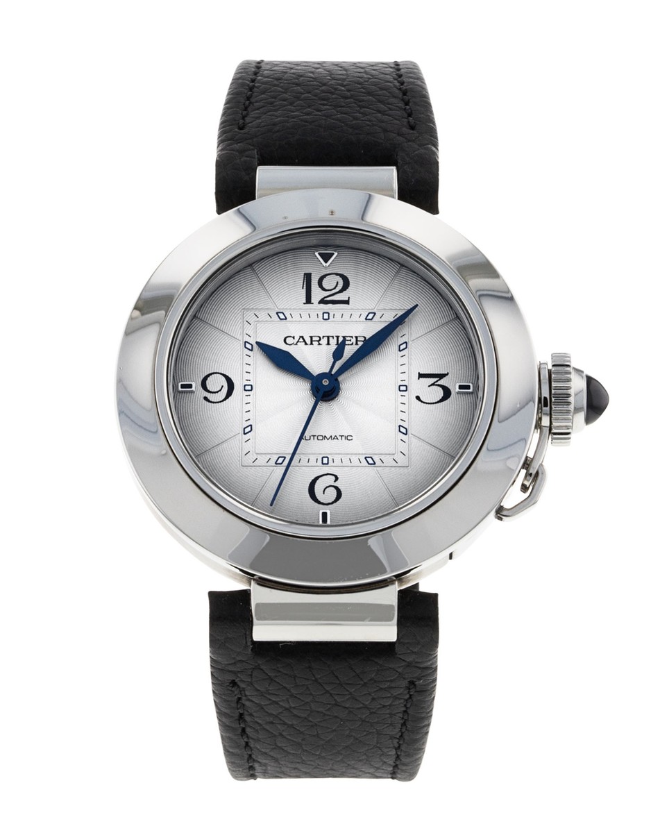 Cartier Pasha WSPA0013 Steel 35mm Silver Dial Watch UK