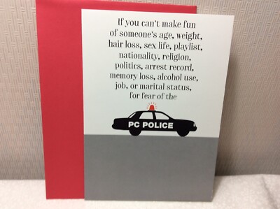 BIRTHDAY RSVP GREETING CARD New w/Envelope  If you can't make fun of someone's''