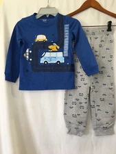NEW Carter's Boys 2-PC Cotton Puppy Dog Shirt & Pants Play Set Outfit 4T, 5T