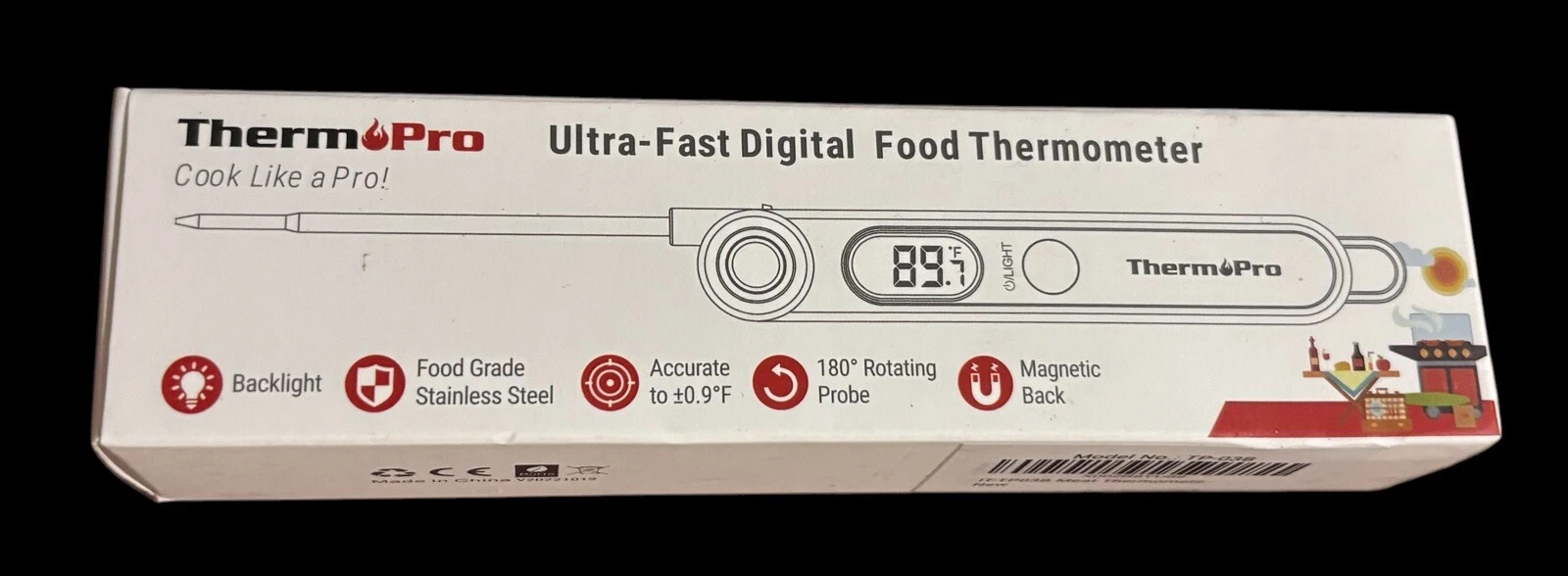 Digital Instant Read Meat Food Cooking Thermometer - New
