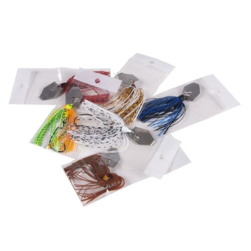 6 Stück 11g Chatterbait Klingenköder Gummirock Buzzbait Angeln Köder Fischköder - Bild 7 von 12