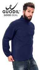 Guodil Herren Fleece Sweatshirt Half Zip