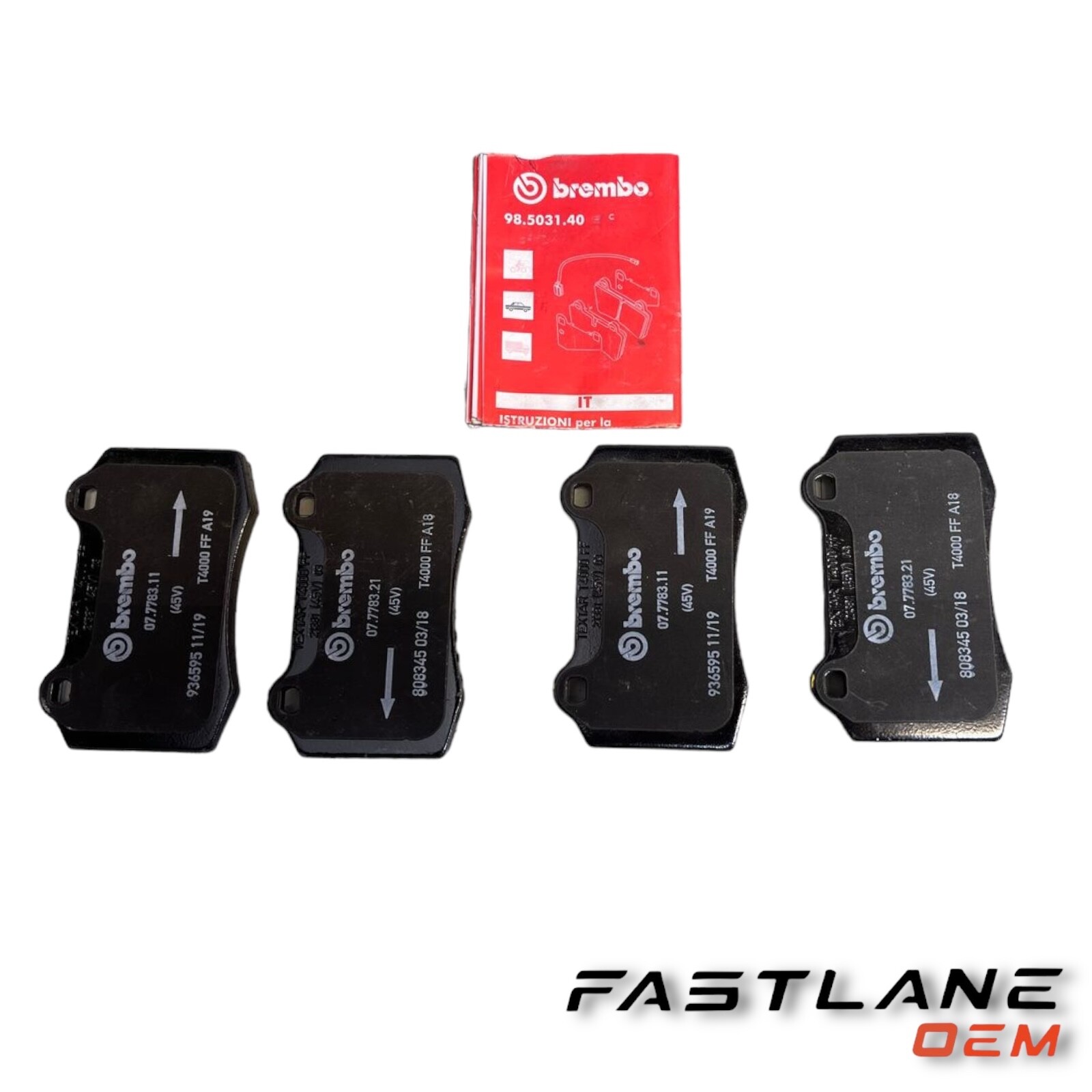 1999-2003 ASTON MARTIN DB7 VANTAGE BREAK PAD REAR NEW OEM 28-85759-PK
