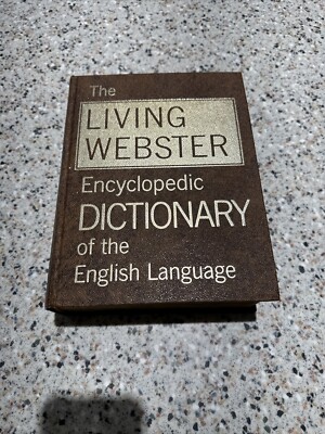 The Living Webster(1975)- Vintage Encyclopedia Dictionary