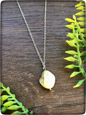NEU Echt Muschel weiß creme Handarbeit strukturiert Boho Strand Muschel Halskette