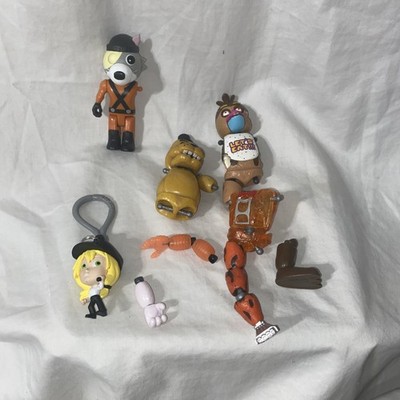 Five Nights at Freddy's Action Figures Misc. Pieces & Parts (9 pieces total)