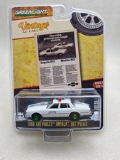 Green Light 1:64 Retro Advertising Car Series 9 1980 Chevrolet Impala 9C1 Police