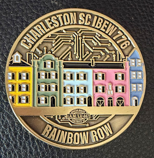 IBEW Local 776 Charleston SC Rainbow Row The Holy City Challenge Coin