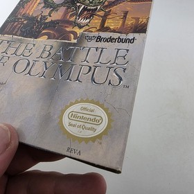 The Battle of Olympus - Case Only - Authentic Art - Rental - Nintendo Nes -