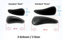 2 Gr&ouml;&szlig;en - Kniepauschen "Standard" - mit Klett an der Unterseite