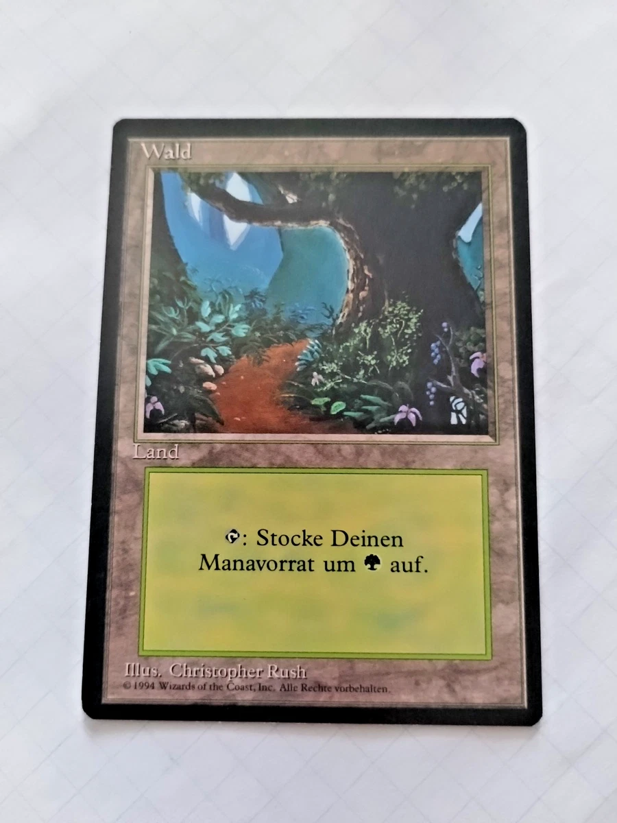 Land Magic: The Gathering Individual Trading Card Games in German