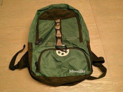 Outdoor Sports Backpack, Ball Compartment, Kids Adults, Green Moonlike Y.2