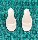 Vintage Barbie Pair of Light Pink High Heel Mule Open Toe Shoes - Japan