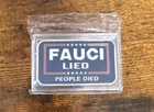 1 oz .999 Fine Silver Bar FAUCI LIED ColorizedArt Bar