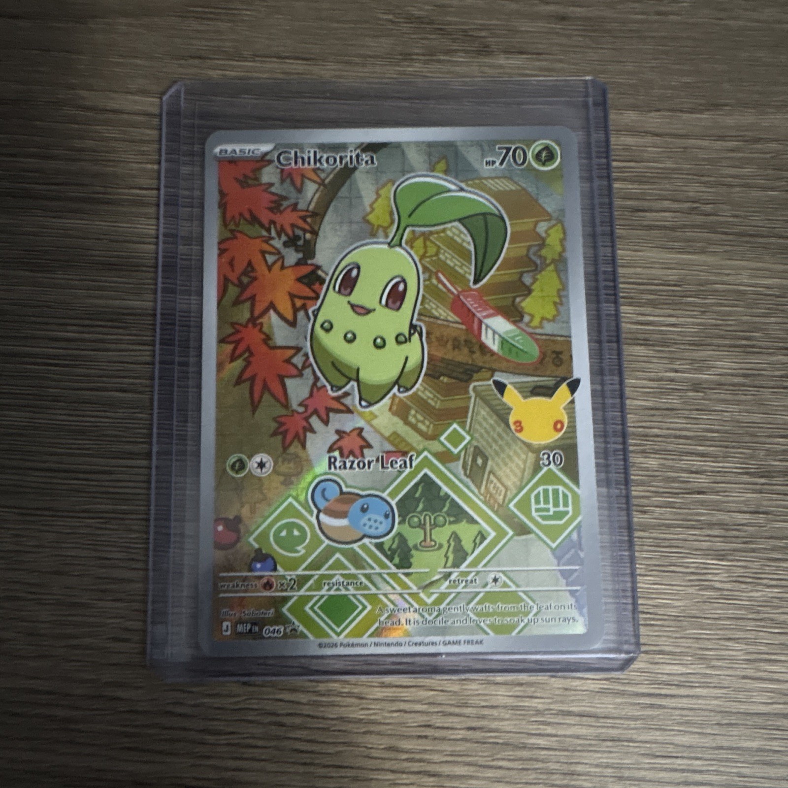 Pokemon TCG Chikorita Holo Promo 046/0 EN English