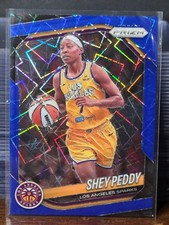 2025 Panini WNBA Prizm Shey Peddy #136  Blue Velocity Prizm Los Angeles Sparks