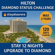 Hilton Honors Diamond Status Challenge | MAX TO 2028