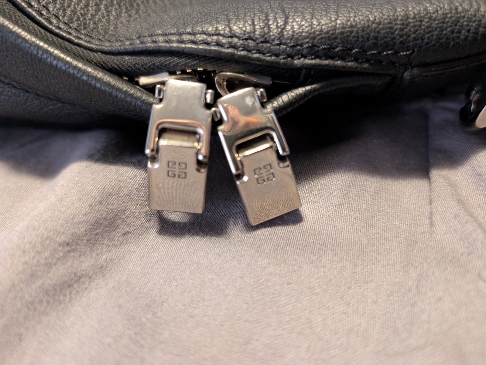 Givenchy Double u Leather Backpack - image 5