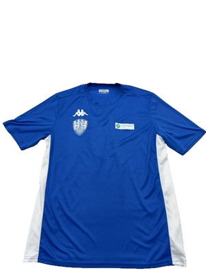 Kappa Soccer Jersey Mens XL Navy/White Short Sleeve Polyester