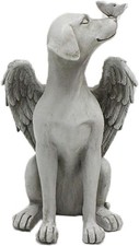 Angel Wing Dog Memorial Stone,Dog Memorial Gifts for Loss of Dog,8 Inch Resin...
