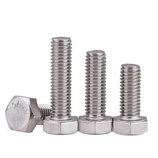 M4 M5 M6 M8 M10 Hexagon Hex Head Screws Bolts A2 / 304 Stainless Steel