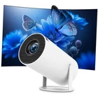 Mini Portable Projector 4K WiFi 6 BT 5.2 Upgraded Full White Full White