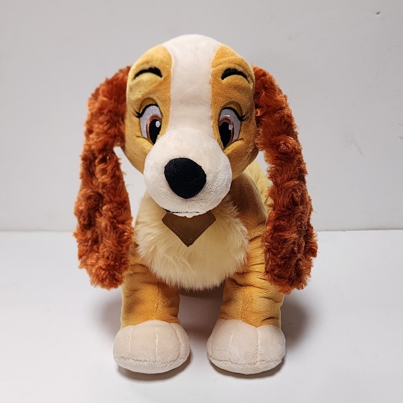 Disney Parks Lady & Tramp Lady Dog Stuffed Plush 11"