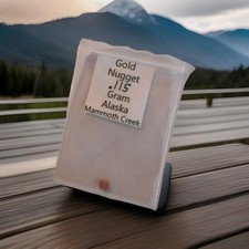 Gold Nugget .115 Gram Alaska Mammoth Creek 5409.30 per troy oz