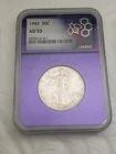 1943 Walking Liberty Half Dollar NGC AU53