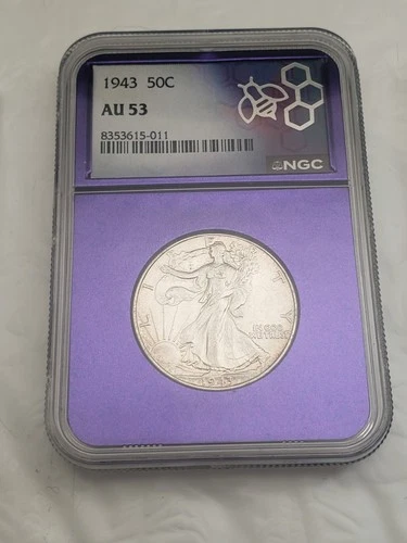 1943 Walking Liberty Half Dollar NGC AU53