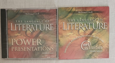 Language of Literature Middle School Set of 2 - Net Activities + Presentations