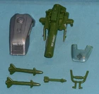 vintage G.I. GI JOE gijoe SILVER MIRAGE MOTORCYCLE PARTS LOT #10 free ship
