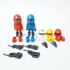 Vintage 1980 Playmobil Space Station figures and accessories set