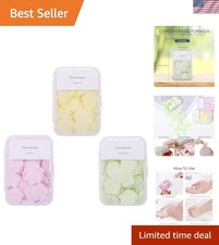 300pcs Portable Hand Washing Soap Sheets, Scented Mini Soap Sheets, Disposabl...