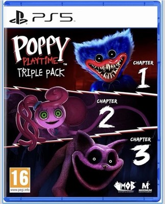 Maximum Entertainment Poppy Playtime Triple Pack Chapter 1-3 - PS5 | 100% Uncut