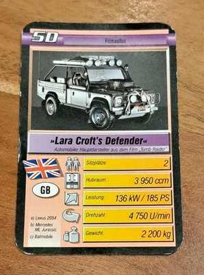 Lara Croft's Defender - 5D - Einzelkarte - Quartett  (9A)
