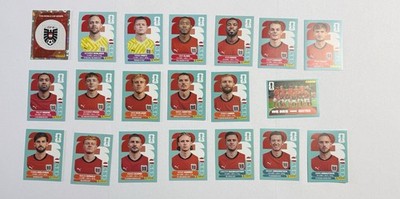 Panini Fifa World Cup 2026 WM Sticker zum aussuchen Komplettes Österreich Team