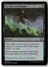 #109 - No One Left Behind - Uncommon,FOIL WB2 M37UF Lightly played