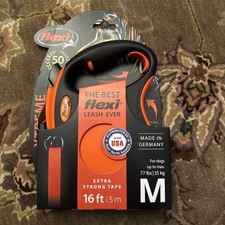 Retractable FLEXI  M - Extra Robust Retractable Leash with 16 ft Extra Strong